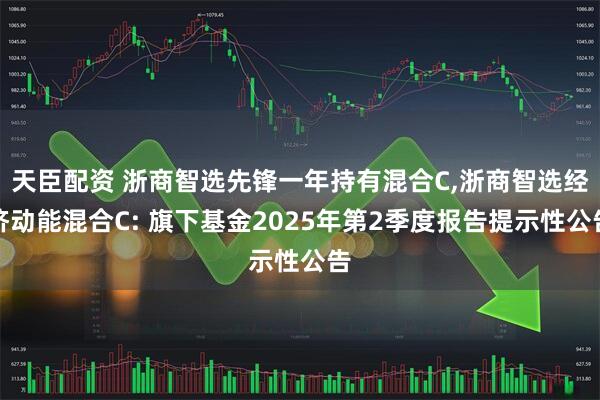 天臣配资 浙商智选先锋一年持有混合C,浙商智选经济动能混合C: 旗下基金2025年第2季度报告提示性公告