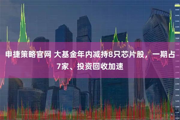 申捷策略官网 大基金年内减持8只芯片股，一期占7家、投资回收加速